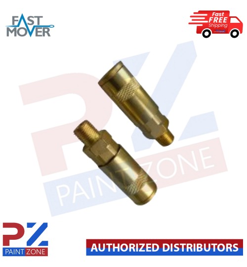Air Fitting, Quick Coupler,UK Style, 1/4" Male Thread, 2 Pcs